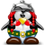 Avatar de Tux caracterizado de Obelix